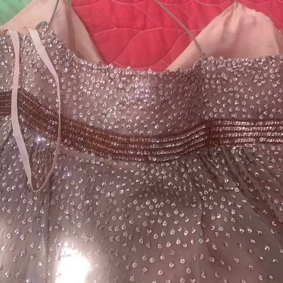 Niteline nude and peach dress - Picture 5 of 6